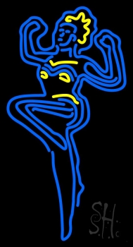 Girl Logo Strip Club Neon Sign