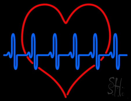 Heart Cardiology Neon Sign