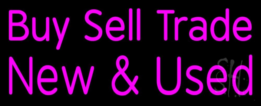 Pink Buy Sell Trade New And Used Neon Sign | Pawn Neon