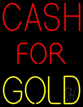 Cash For Gold Neon Sign