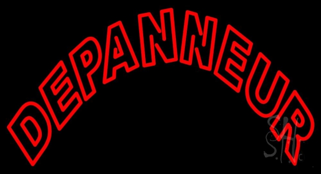Double Stroke Depanneur Neon Sign