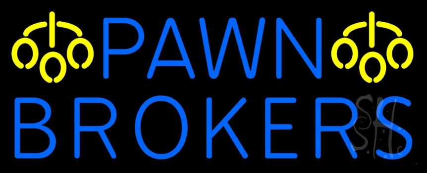 Pawn Brokers Logo Neon Sign