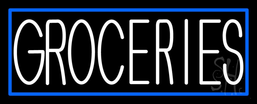 Groceries Neon Sign