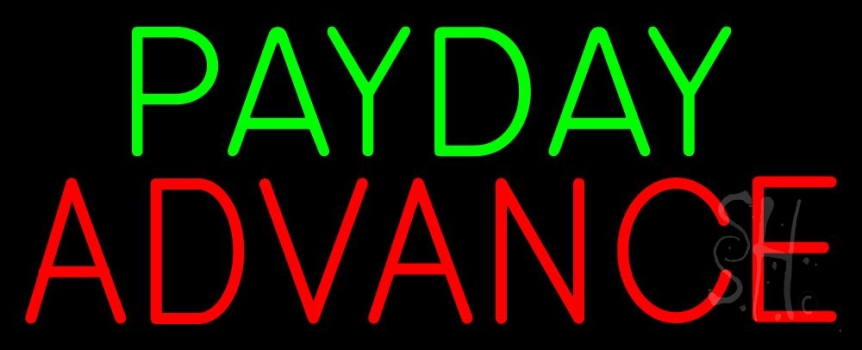 Payday Advance Neon Sign