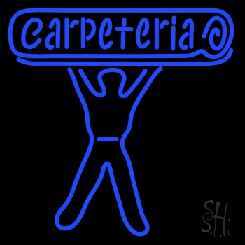 Carpeteria Neon Sign
