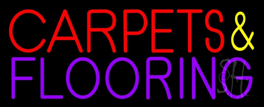 Carpets And Flooring Neon Sign