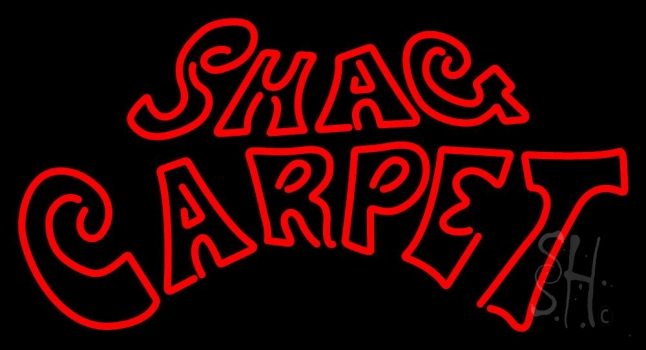 Shag Carpet Neon Sign