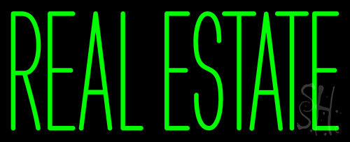 Green Real Estate 1 Neon Sign
