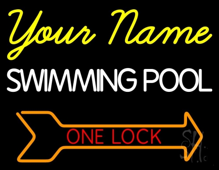 Custom Swimming Pool Neon Sign