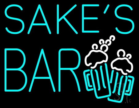 Sakes Bar Neon Sign