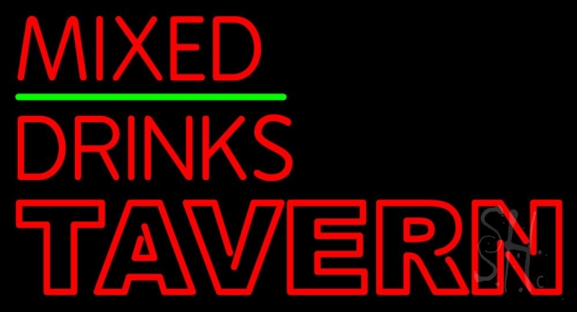 Double Stroke Huge Tavern Neon Sign
