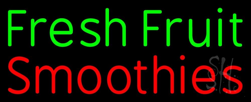 Fresh Fruit Smoothies Neon Sign