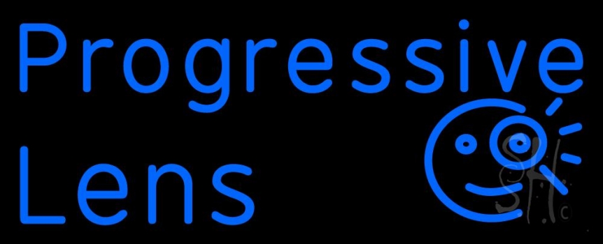 Progressive Lens Neon Sign