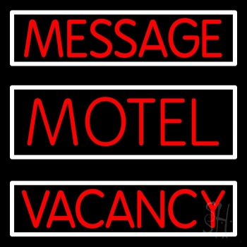 Custom Motel Neon Sign
