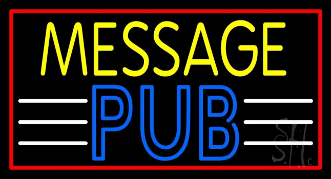 Custom Pub Neon Sign
