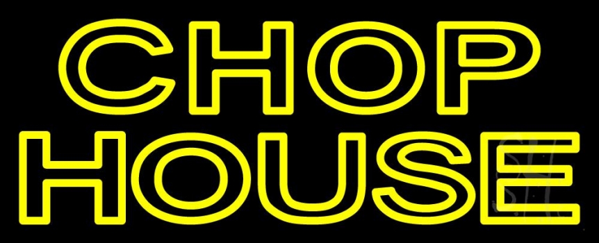 Double Stroke Chophouse Neon Sign
