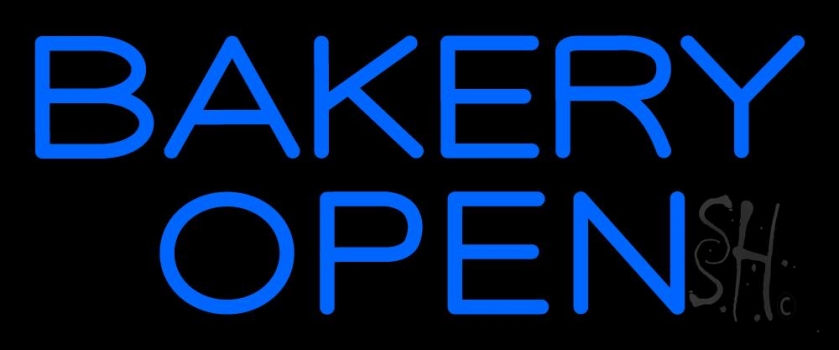 Bakery Open 3 Neon Sign