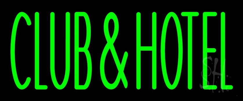 Club And Hotel Bar 1 Neon Sign