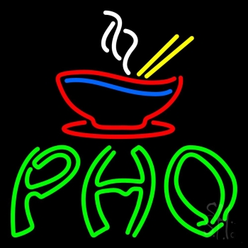 Double Stroke Pho 1 Neon Sign
