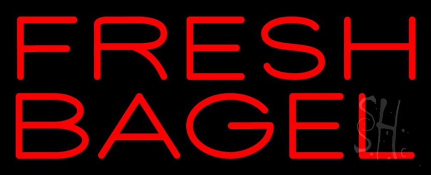 Fresh Bagels 1 Neon Sign