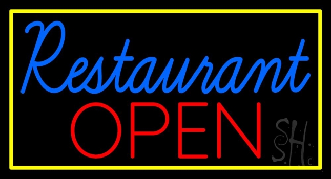 Restaurant Open 1 Neon Sign | Restaurant Neon Signs | Neon Light