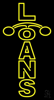 Double Stroke Loan Neon Sign