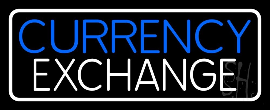Currency Exchange Neon Sign
