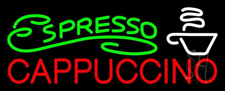 Espresso Cappuccino Neon Sign