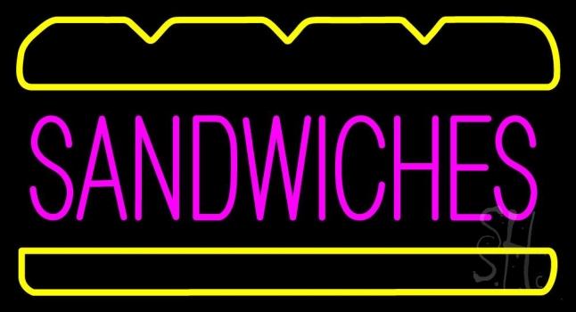Sandwiches Logo Neon Sign