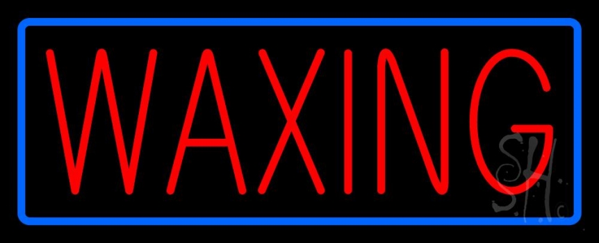 Waxing Neon Sign