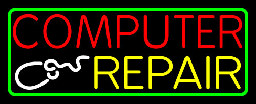 Computer Repair Withmouse Neon Sign
