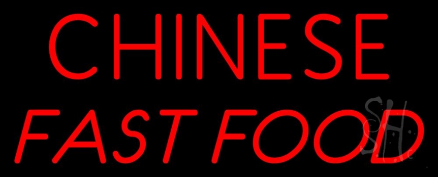 Chinese Fast Food Neon Sign