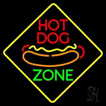 Hot Dog Zone Neon Sign