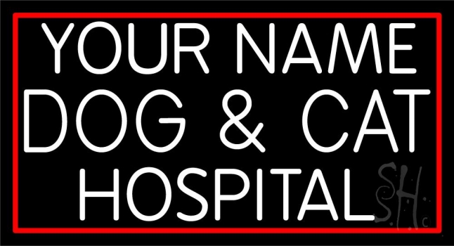 Cat And Dog Hospital Neon Sign