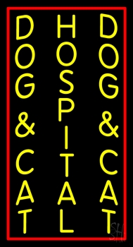Dog Cat Hospital 1 Neon Sign