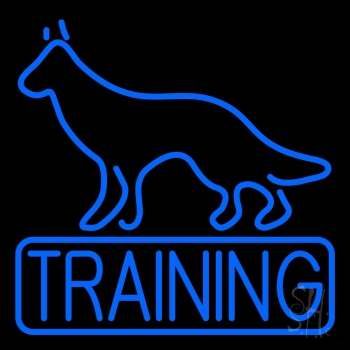 Dog Training Neon Sign