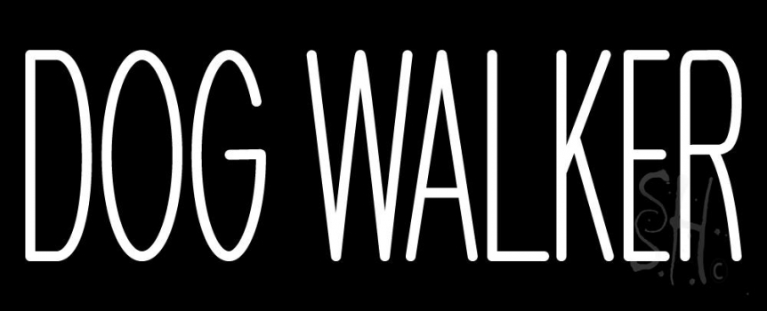 Dog Walker 1 Neon Sign