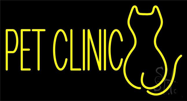 Pet Clinic Neon Sign