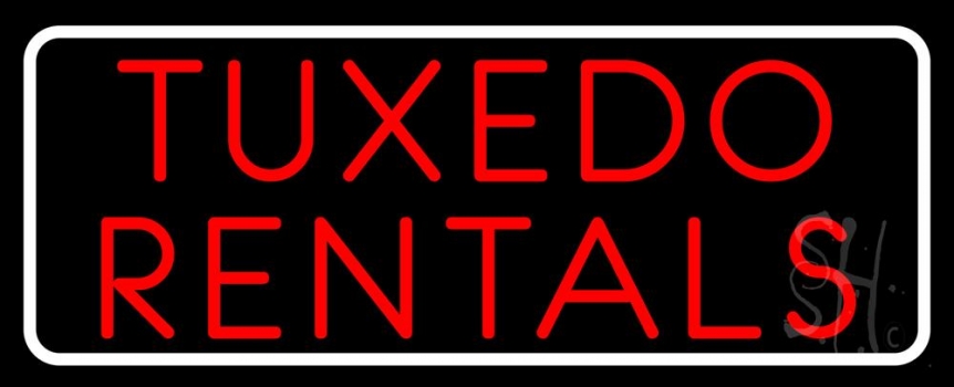Tuxedo Rentals Neon Sign