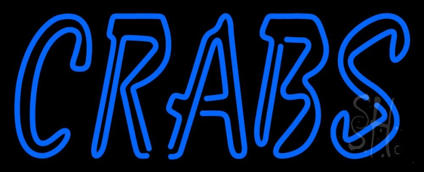 Blue Crabs Neon Sign