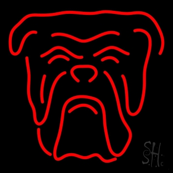 Red Bull Dog Logo Neon Sign