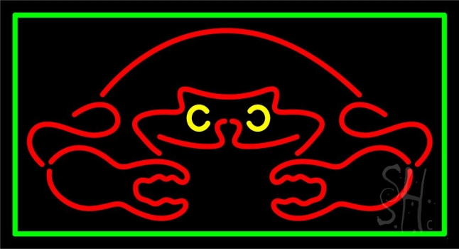 Crab Red Logo 1 Neon Sign