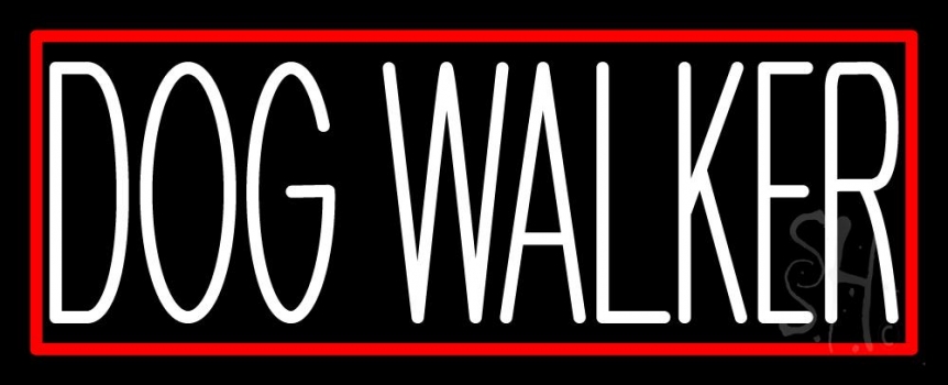 Dog Walker 1 Neon Sign