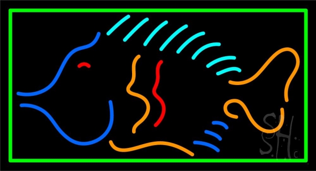 Fish With Logo 1 Neon Sign