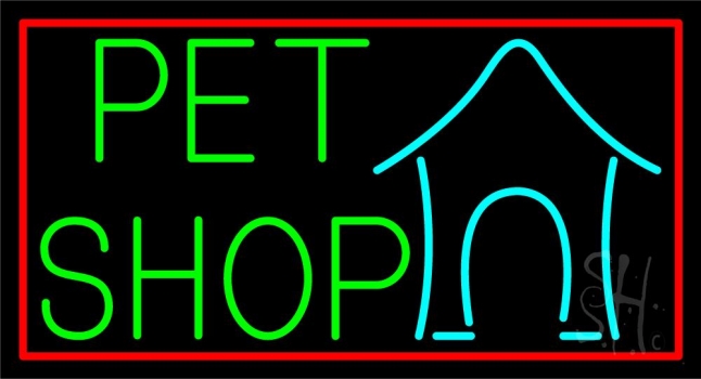 Pet Shop Neon Sign