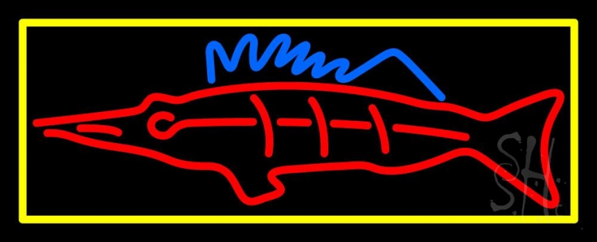 Red Fish Neon Sign
