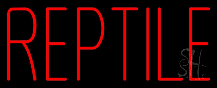Reptile Block Neon Sign