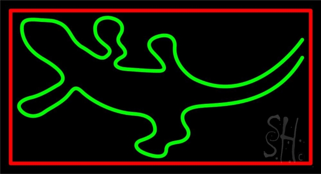 Reptile Logo 2 Neon Sign