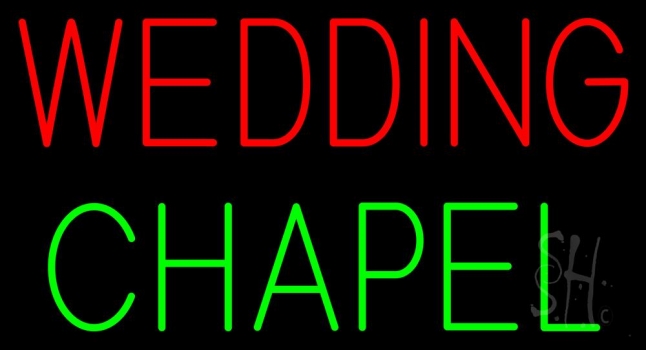 Wedding Chapel Neon Sign