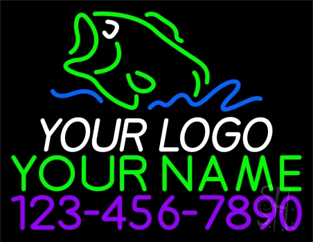 Custom Fish Your Logo Neon Sign
